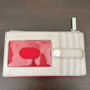 Hammitt 210 West Pebbled Leather Card Holder Wallet